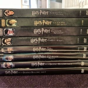 Set of 8 Harry Potter DVDs